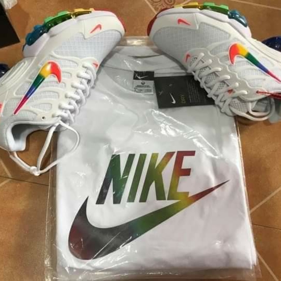 new nike rainbow shoes